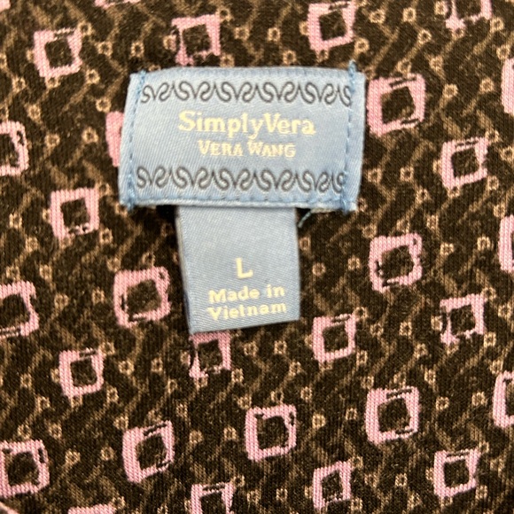 Vera Wang pj’s 🖤💜 - Picture 4 of 4